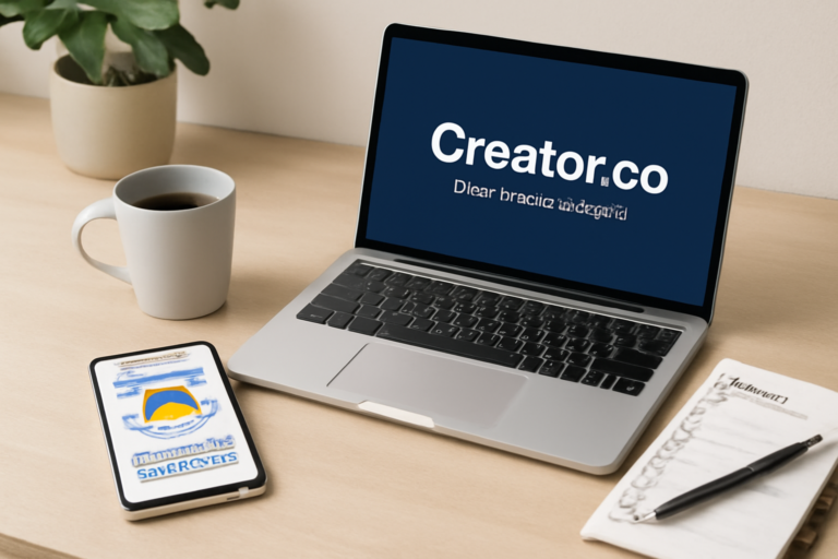 Professional blog header image for an article about: Creator.co e le nuove piattaforme AI per influe