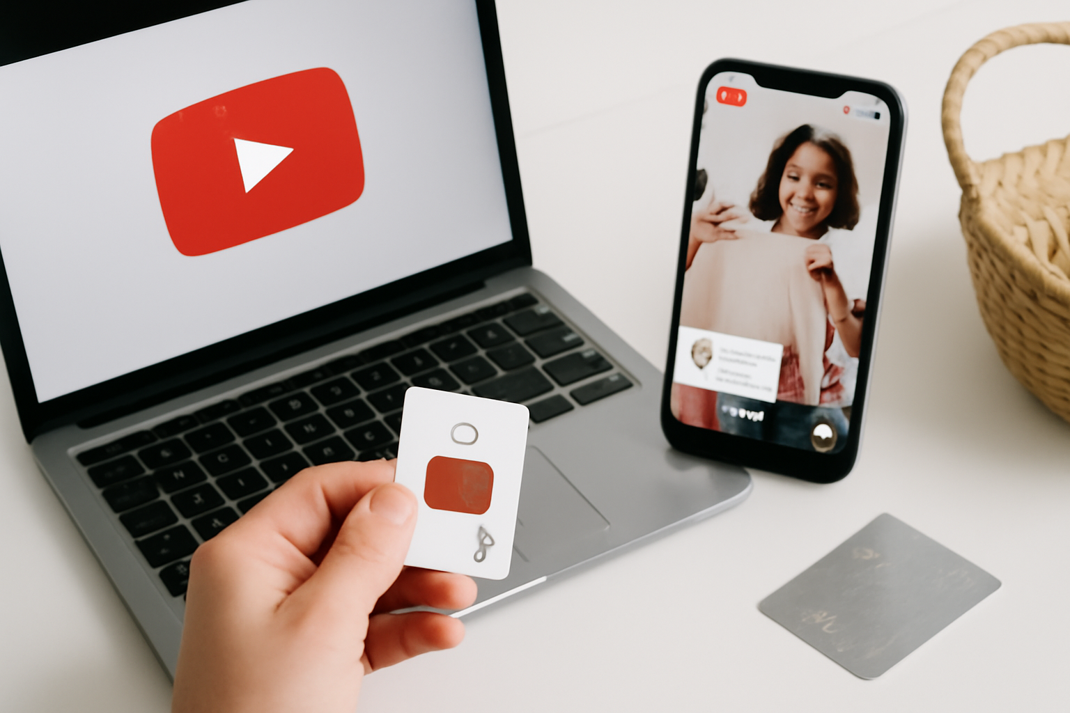 Professional blog header image for an article about: YouTube Shopping e affiliazioni in Italia (2026